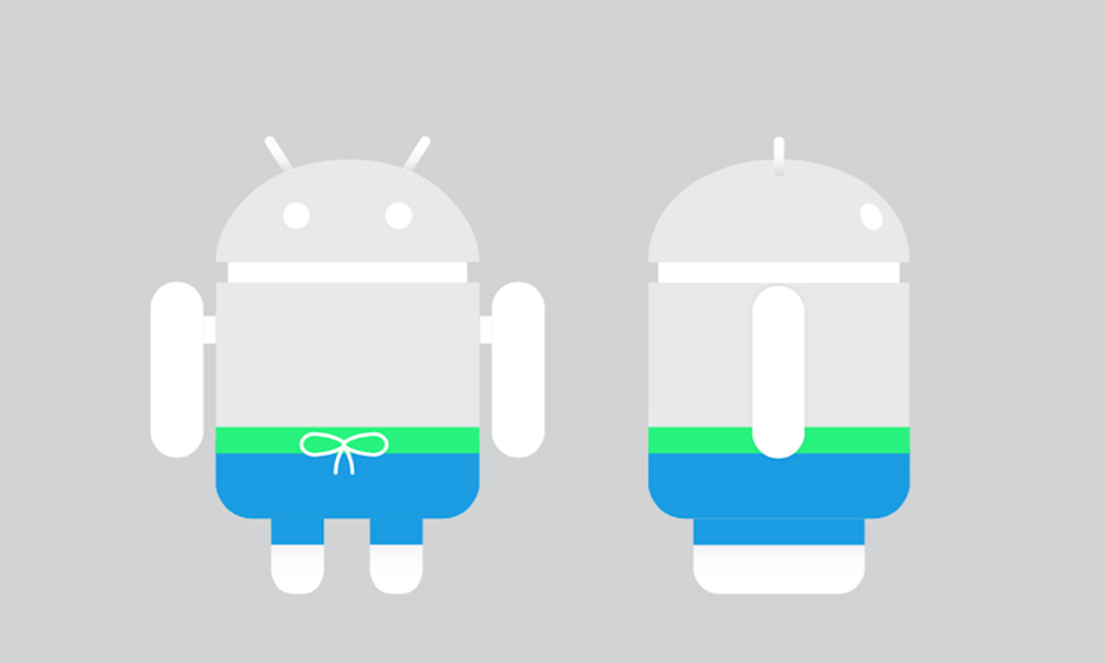 Front and side diagram of a Bezzie robot