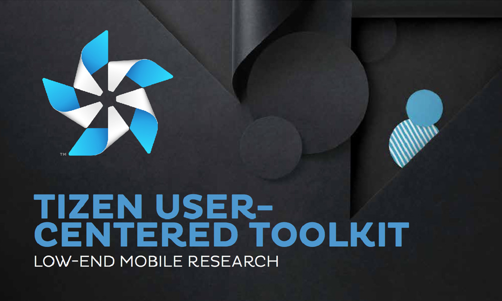 Cover of the Tizen user-centred toolkit